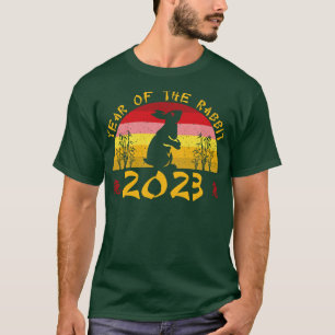 Camiseta Año Retro Del Conejo
