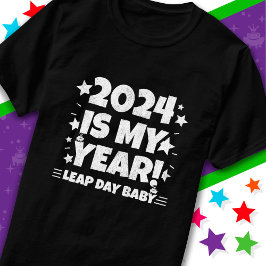 Camiseta Año Salto Día 2024 Es Mi Año 29 Feb. Cumpleaños