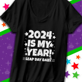Camiseta Año Salto Día 2024 Es Mi Año 29 Feb. Cumpleaños