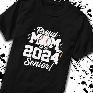 Camiseta Año Senior - Béisbol Mamá - Clase de 2024
