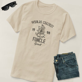 Camiseta Año y nombre del primer año del funcle más loco de