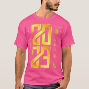 Camiseta Año Zodiaco Chino Del Nuevo Año Conejo Chino