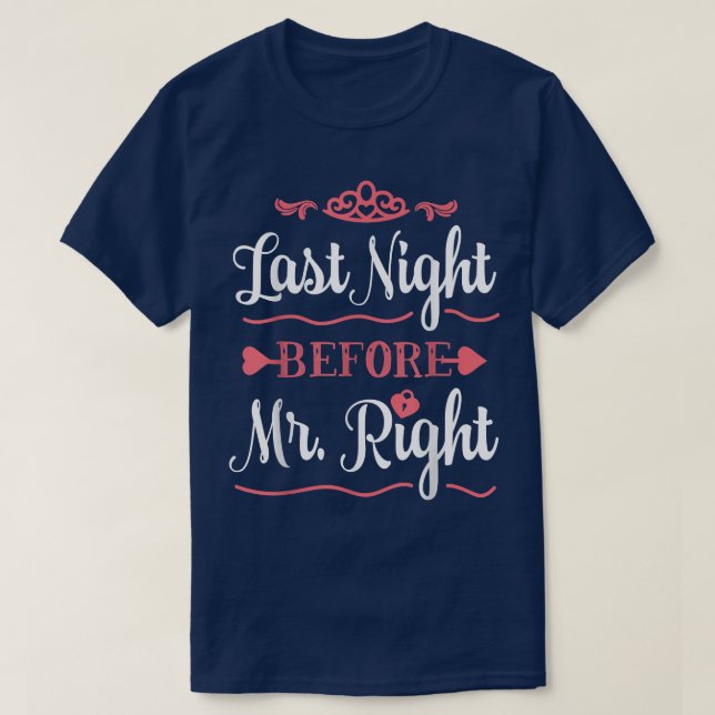 Camiseta Anoche Antes Del Sr. (Diseño del anverso)