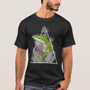 Camiseta Anole Green Lizard Mascota Anoles Reptile Smoke
