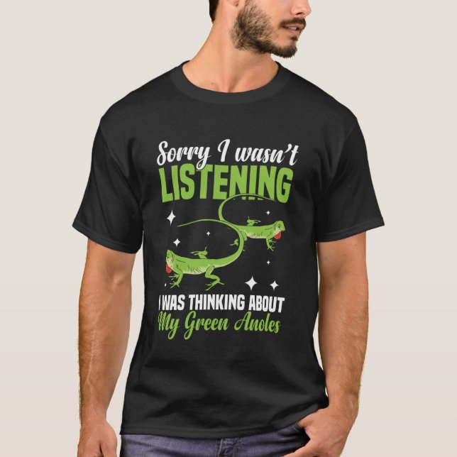 Camiseta Anole Lizard Lover  Green Anole Reptile Keeper Nat (Anverso)