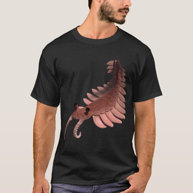 Camiseta Anomalocaris, Creatura Del Periodo Cambriano (Anverso)