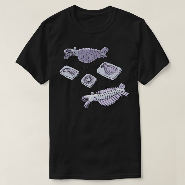Camiseta Anomalocaris Fossils (Diseño del anverso)