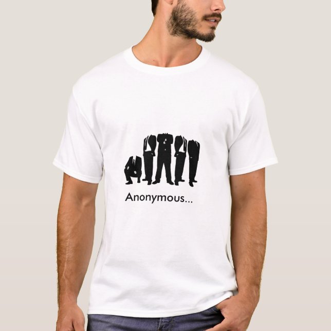 camiseta anónima 4chan (Anverso)