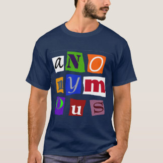 Camiseta anónimo