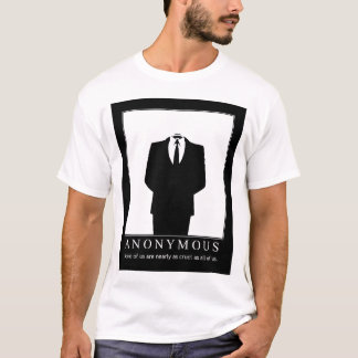 Camiseta Anónimo - defensores de Wikileaks