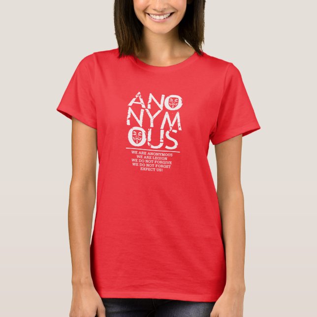 Camiseta Anonymous (Anverso)