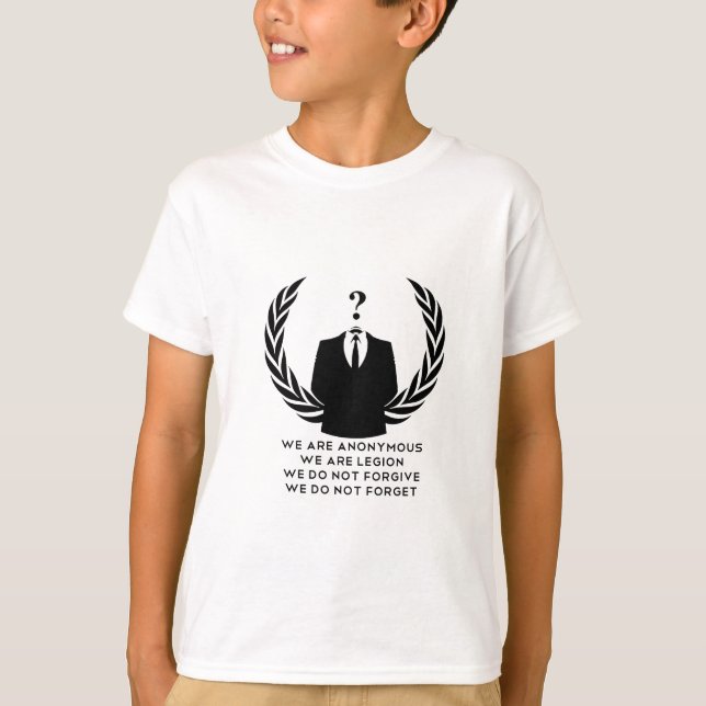 Camiseta Anonymous (Anverso)