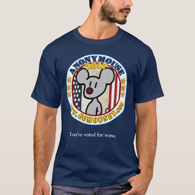Camiseta Anonymouse 2012 - Presidencial para los individuos (Anverso)