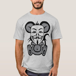 Camiseta anonymousse anonymous souris 2 humour geek