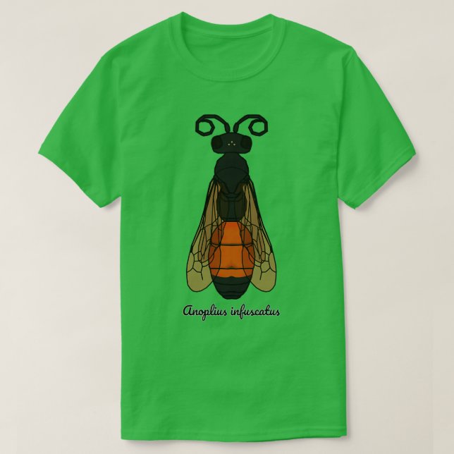 Camiseta Anoplius infuscatus (Diseño del anverso)