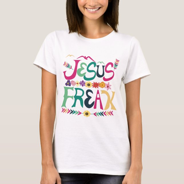 Camiseta anormal de Jesús para las mujeres (Anverso)