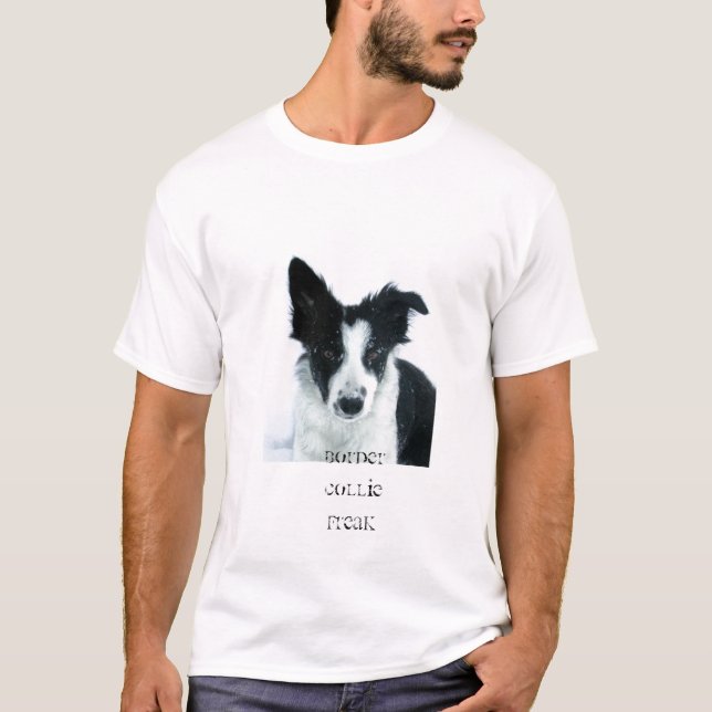 Camiseta anormal del border collie (Anverso)