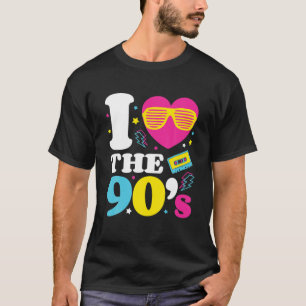 Camiseta Años 1990, Años 90, Corazón Los Noventa