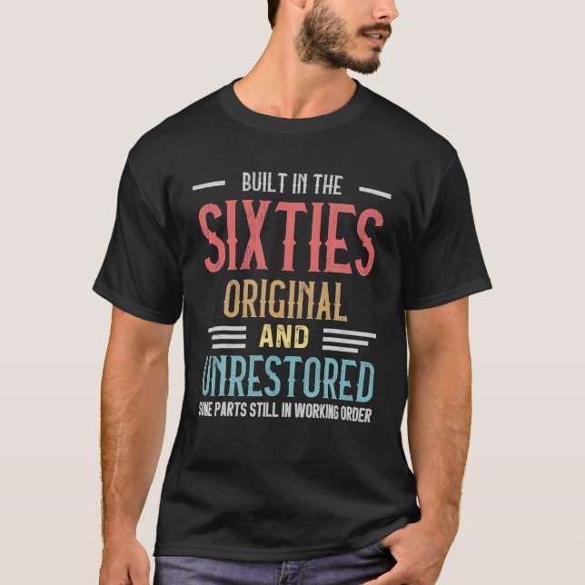 Camiseta Años 60 Construido En Los Sesenta Original No Rest (Anverso)