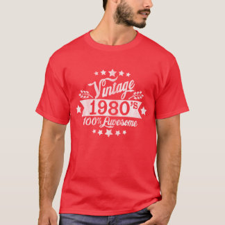 Camiseta Años 80 del vintage