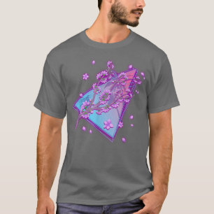 Camiseta Años 80 Sakura Japón Flor Vaporwave Synthwave Cher