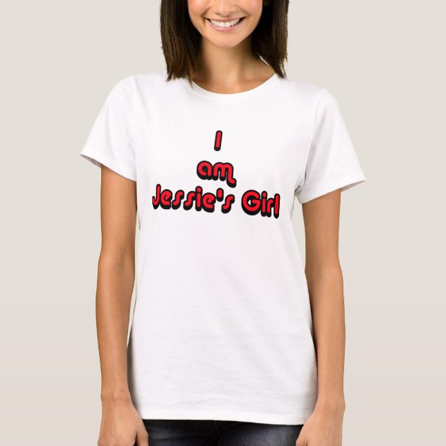 Camiseta años 80 - soy el chica de Jessie (Anverso)