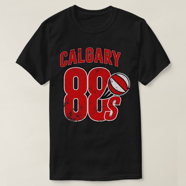 Camiseta Años 88 de Calgary (Diseño del anverso)