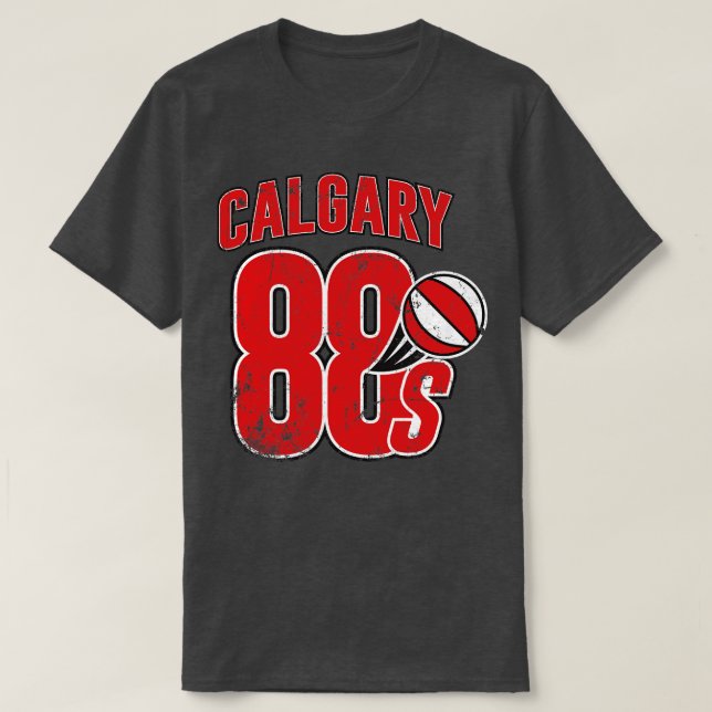 Camiseta Años 88 de Calgary (Diseño del anverso)