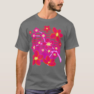 Camiseta Años 90 Arte Japón Flor rosa Sakura Vaporwave Cher
