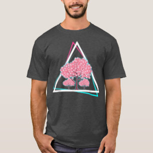 Camiseta Años 90 Arte Japón Flor Sakura Árbol Vaporwave Che