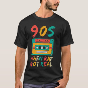 Camiseta Años 90 cuando el rap tuvo un verdadero hip hop de