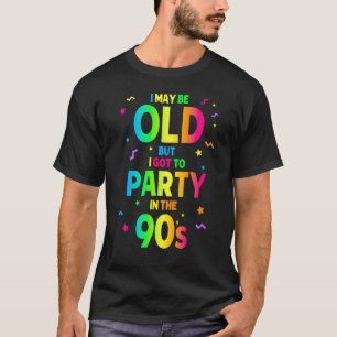 Camiseta Años 90 para las mujeres Rave Outfit y Vestido Fan