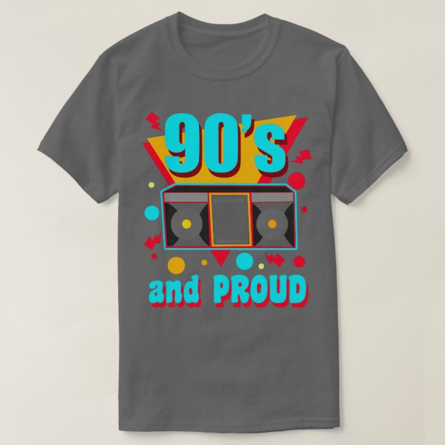 Camiseta Años 90 Y Orgulloso 1 (Diseño del anverso)