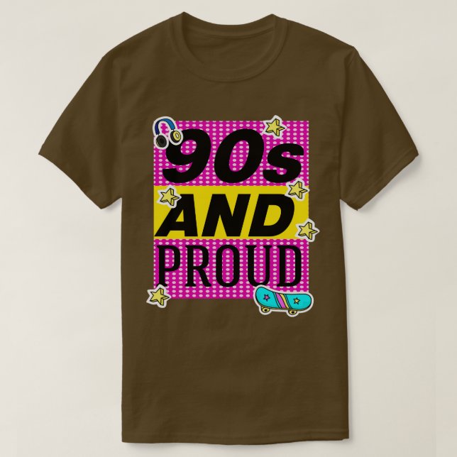 Camiseta Años 90 Y Orgulloso 2 (Diseño del anverso)