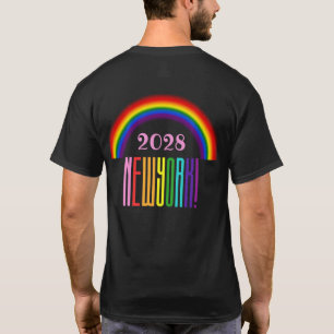 Camiseta Años adicionales de la LGBTQ arcoiris o mensajes d