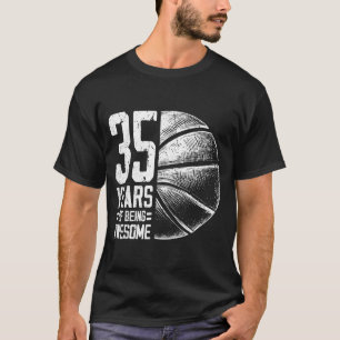 Camiseta Años de Baloncesto Antiguo 35 Baloncesto Jugador 3