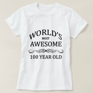 Camiseta Años más impresionantes del mundo los 100