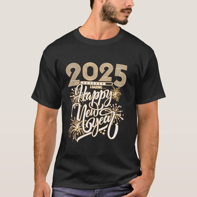 Camiseta Años nuevos suministros para Fiestas Noche 2025 Fe (Anverso)