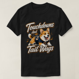 Camiseta Anotaciones y Colas que Menean Arte de Fútbol Amer