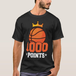 Camiseta Anotador de Baloncesto de 1000 Puntos Escuela Secu
