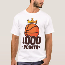 Camiseta Anotador de Baloncesto de 1000 Puntos Escuela Secu
