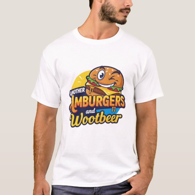 Camiseta Another Amburgers and Wootbeer Fun Logo (Anverso)