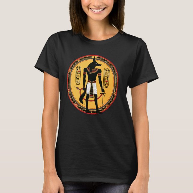 Camiseta Anpu Egypt Anubis Egipcio Perro Dios de los Muerto (Anverso)