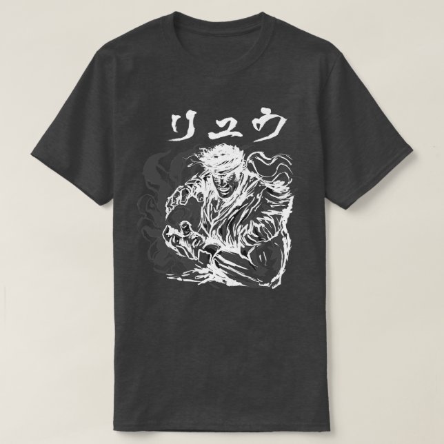 Camiseta Ansatsuken Warrior Shadow (Diseño del anverso)