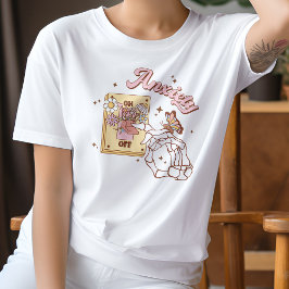 Camiseta Ansiedad Al Apagar El Interruptor De Salud Mental