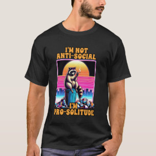 Camiseta Ansiedad Antisocial No soy antisocial Estoy a favo