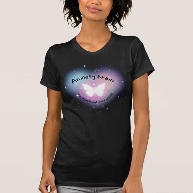 Camiseta Ansiedad Corazón del Cerebro (Anverso)