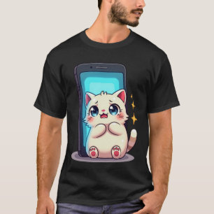 Camiseta Ansiedad en redes sociales Introvertido Actualizar