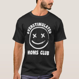 Camiseta Ansiedad Groovy Club Moms Sobreestimulada Para Mam