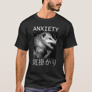 Camiseta Ansiedad japonesa possum Japón Opossum